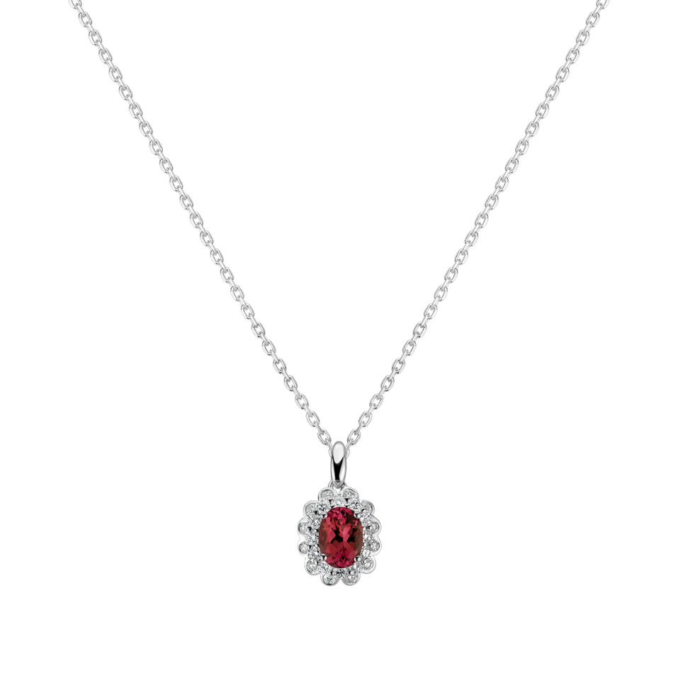 Diamond pendant with Ruby Divinity Splendor