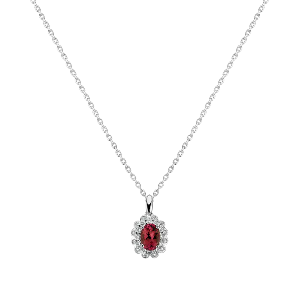 Diamond pendant with Ruby Divinity Splendor