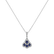 Diamond pendant with Sapphire Mererid2