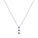 Diamond necklace with Sapphire Twilight Magic1