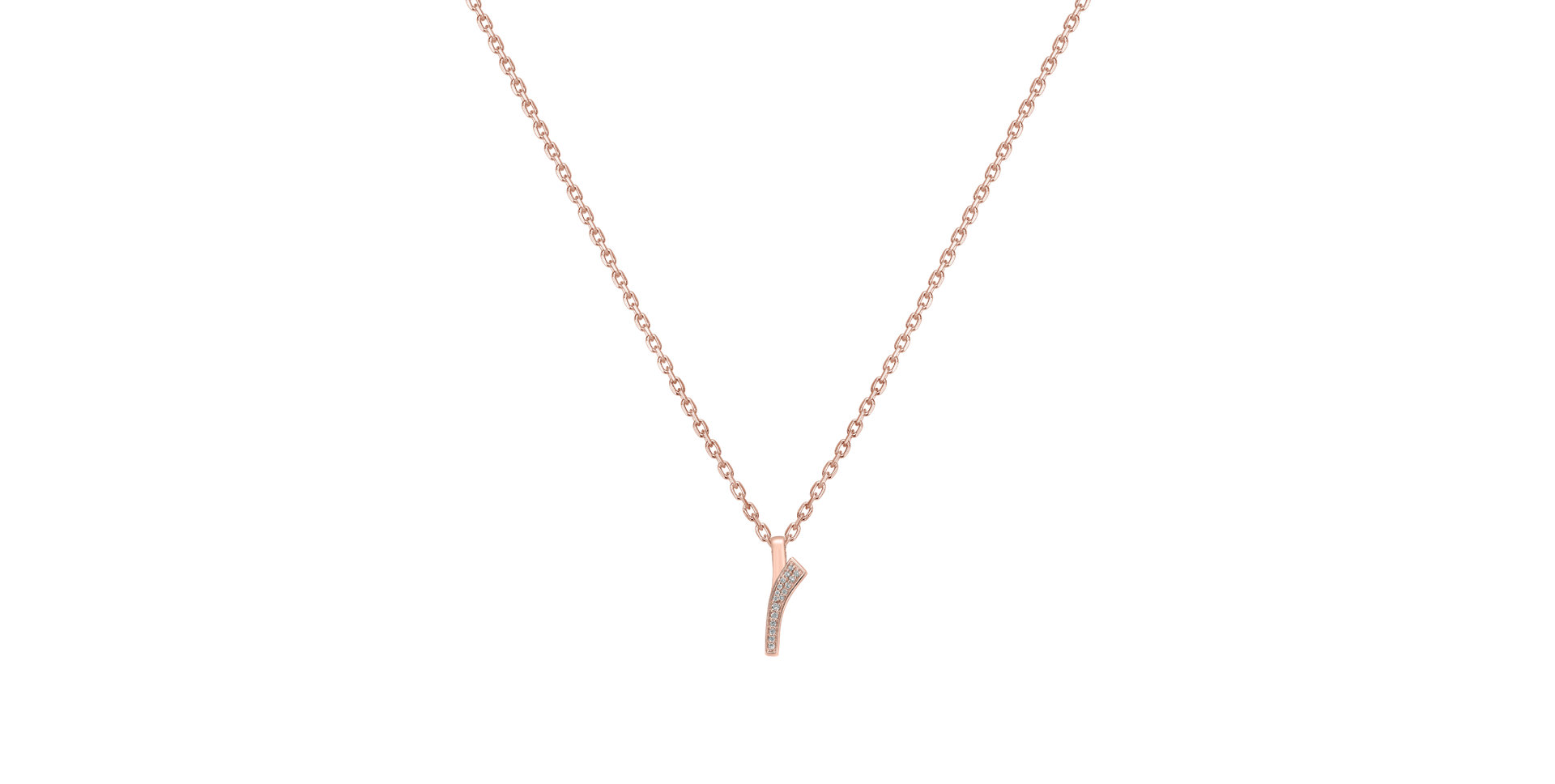 Diamond pendant Brilliant Wave