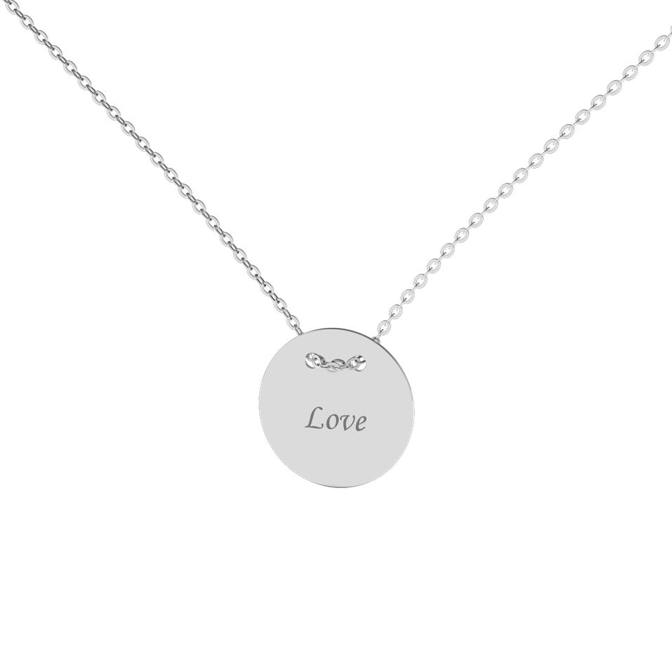 Diamond necklace Love Splendor