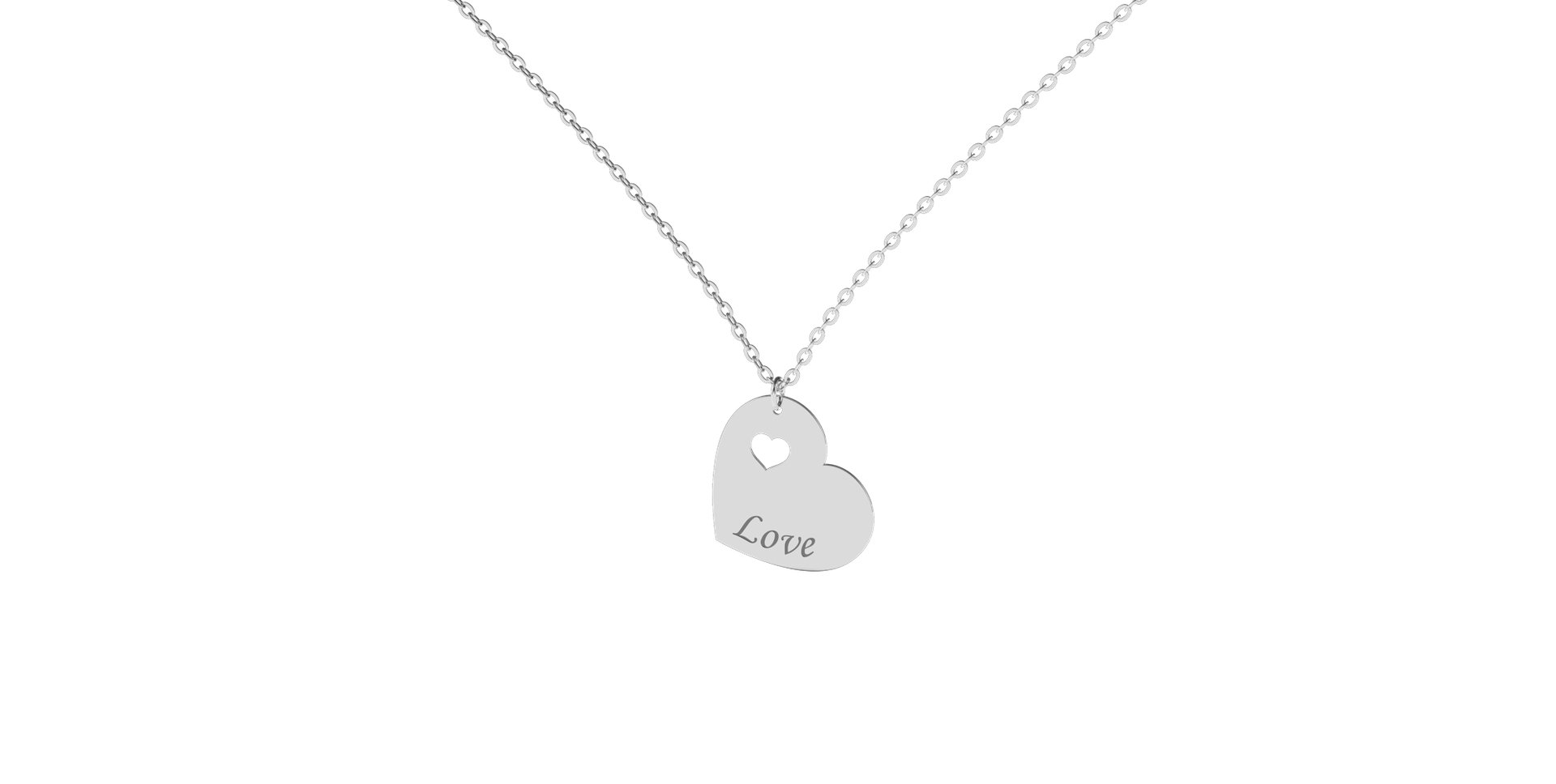 Diamond necklace Double Love