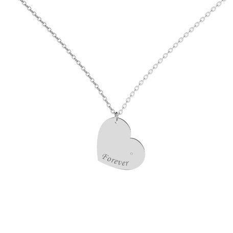Diamond necklace Heart Forever