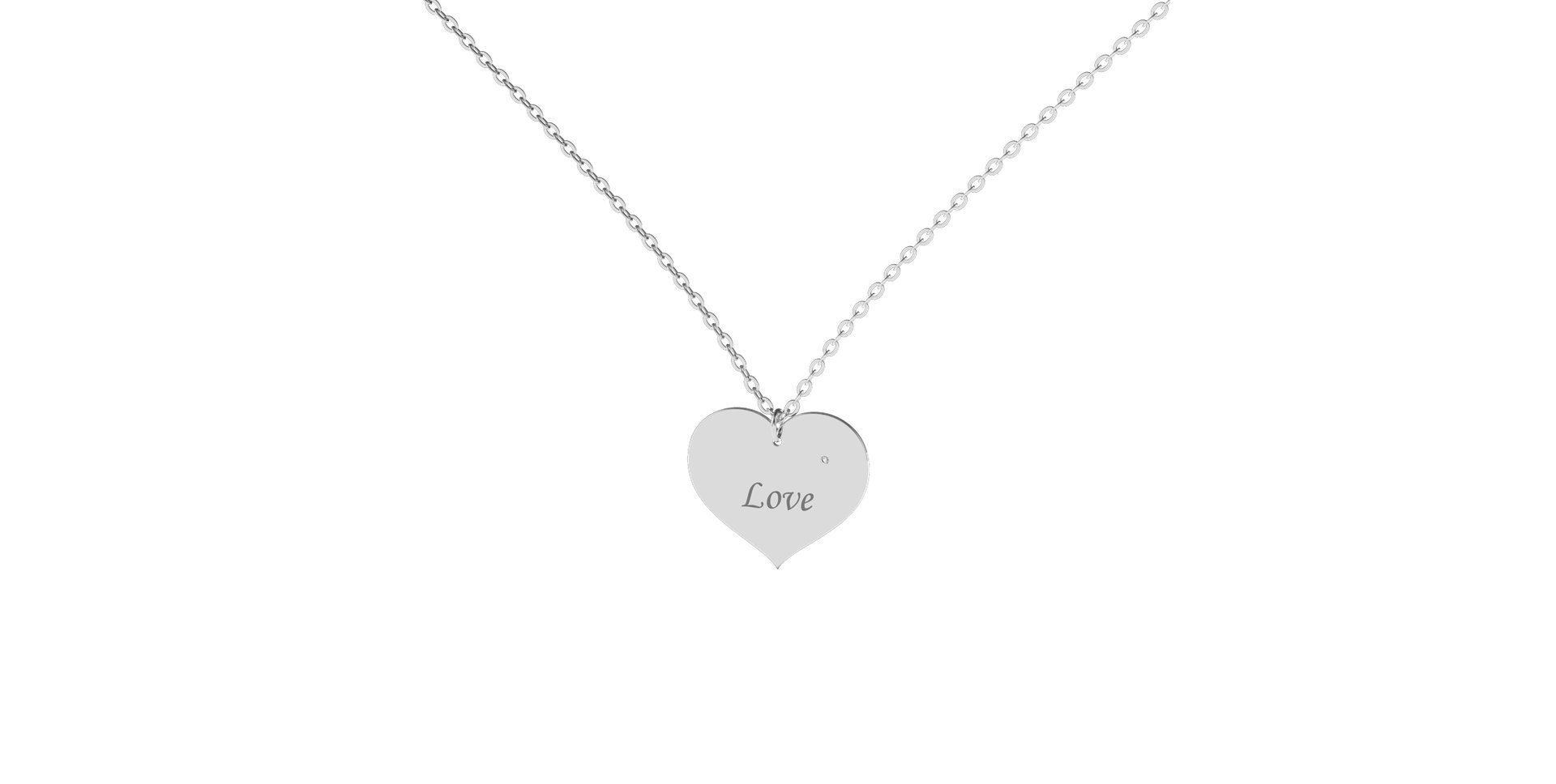 Diamond necklace Endless Love