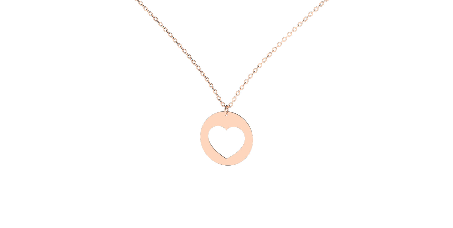 Diamond necklace Signature Heart