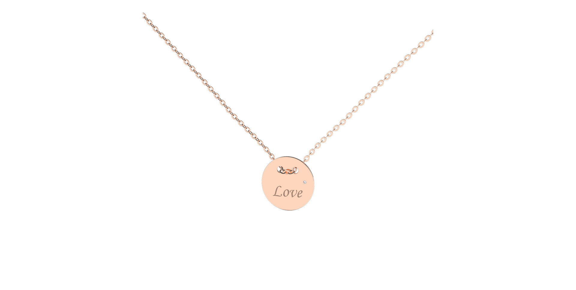 Diamond necklace Love Splendor