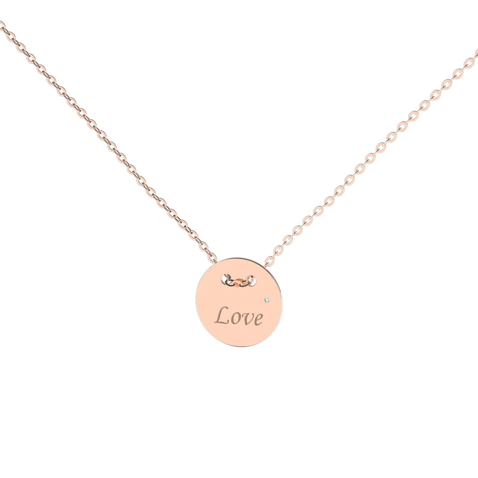 Diamond necklace Love Splendor