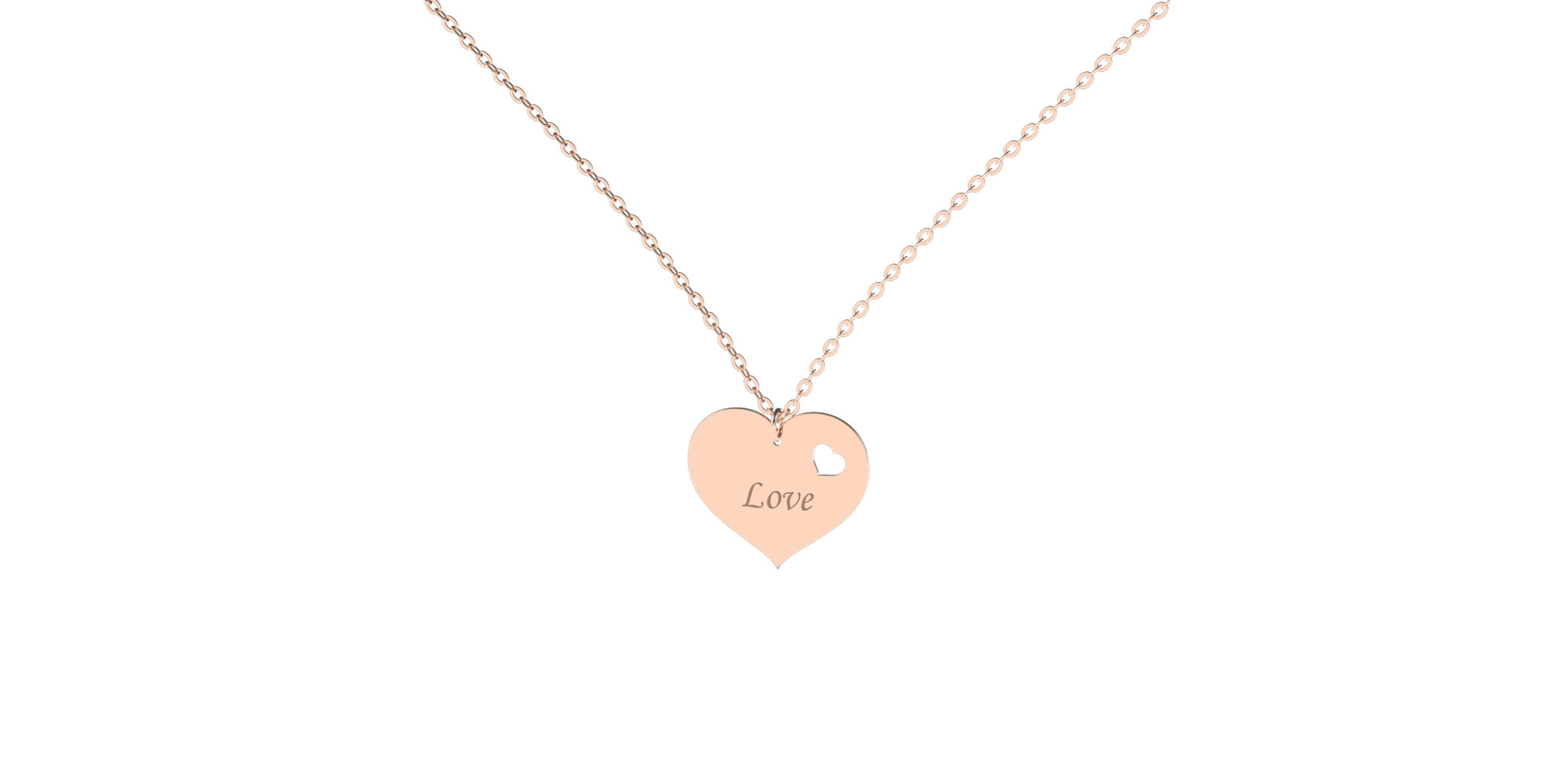 Diamond necklace Double Love