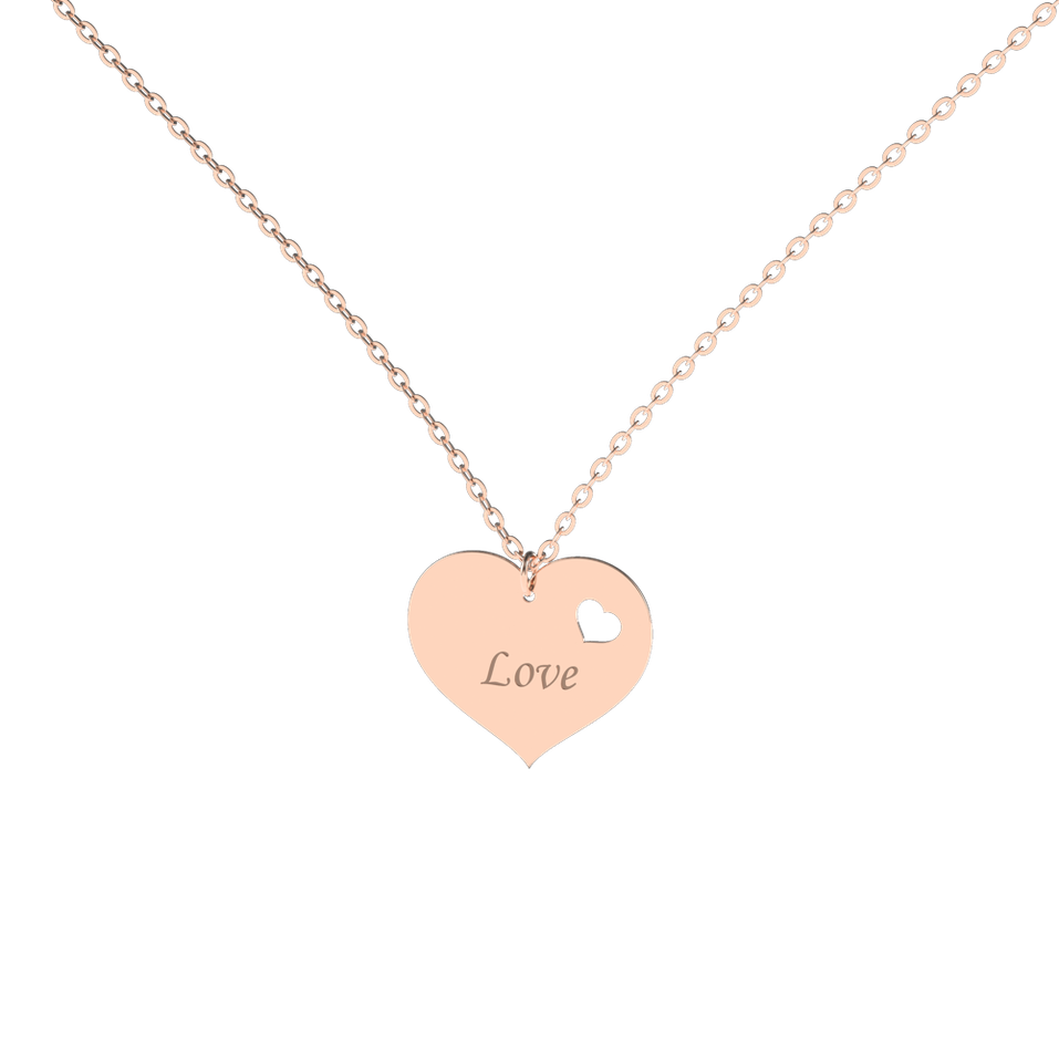 Diamond necklace Double Love