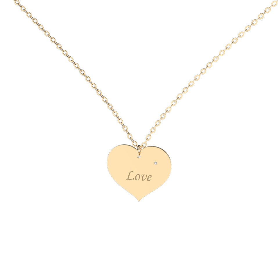 Diamond necklace Endless Love