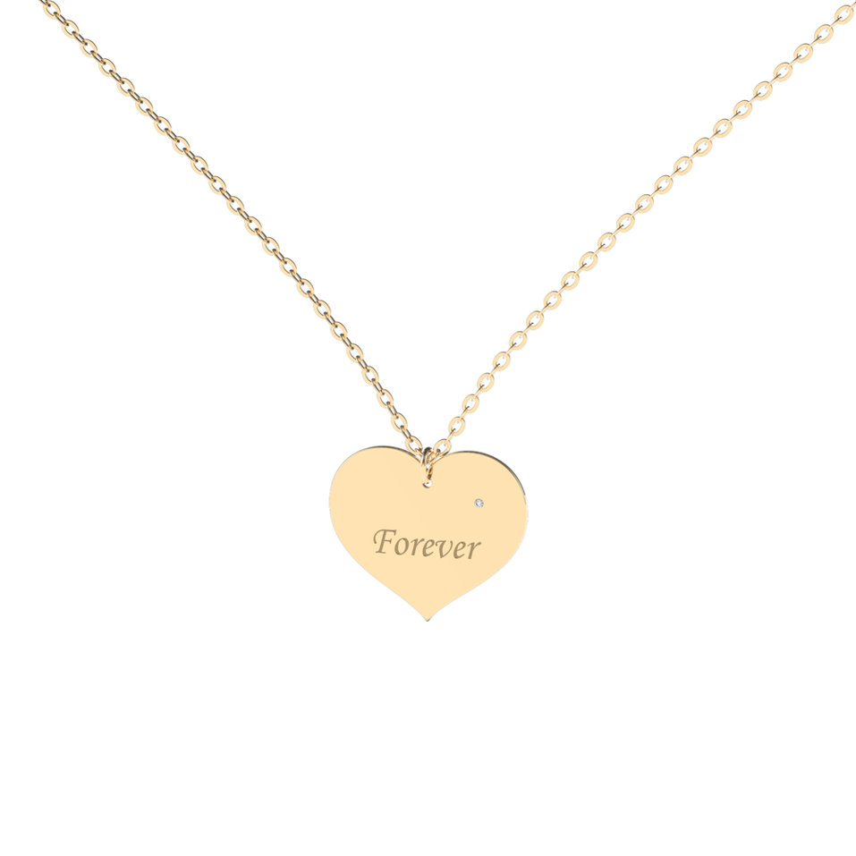 Diamond necklace Forever Love