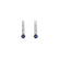 Diamond earrings with Sapphire Fairytale Gentility2