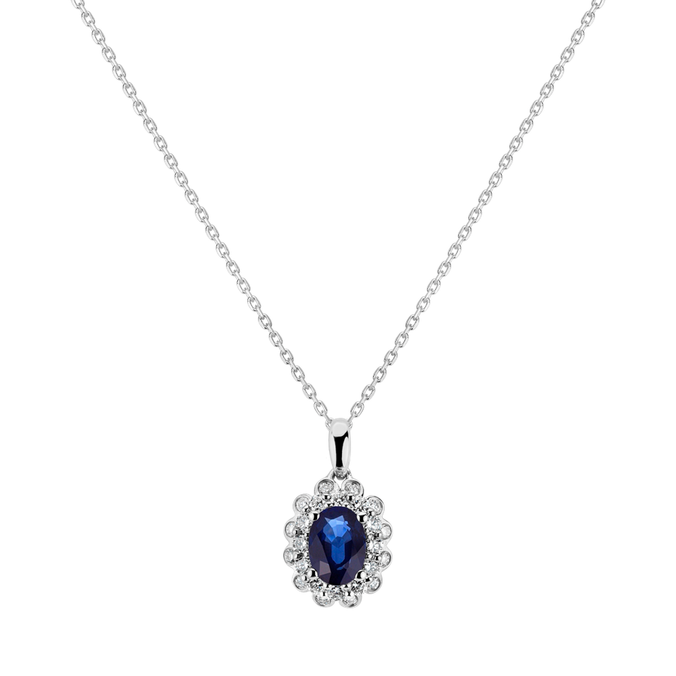 Diamond pendant with Sapphire Lady Magnificence
