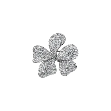Diamond brooch Flowering Joy