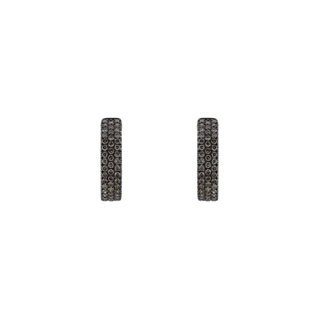Earrings with brown diamonds Seraph Waterfall