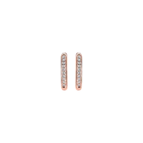 Diamond earrings Midnight Loop