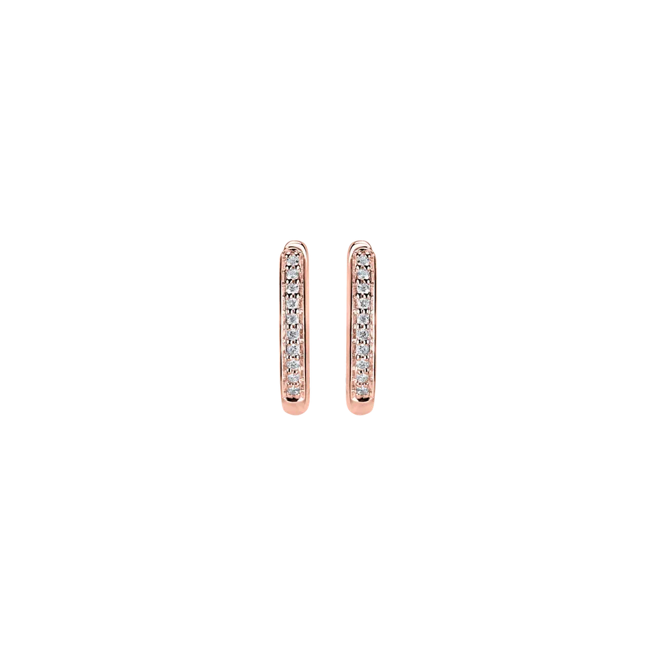 Diamond earrings Midnight Loop
