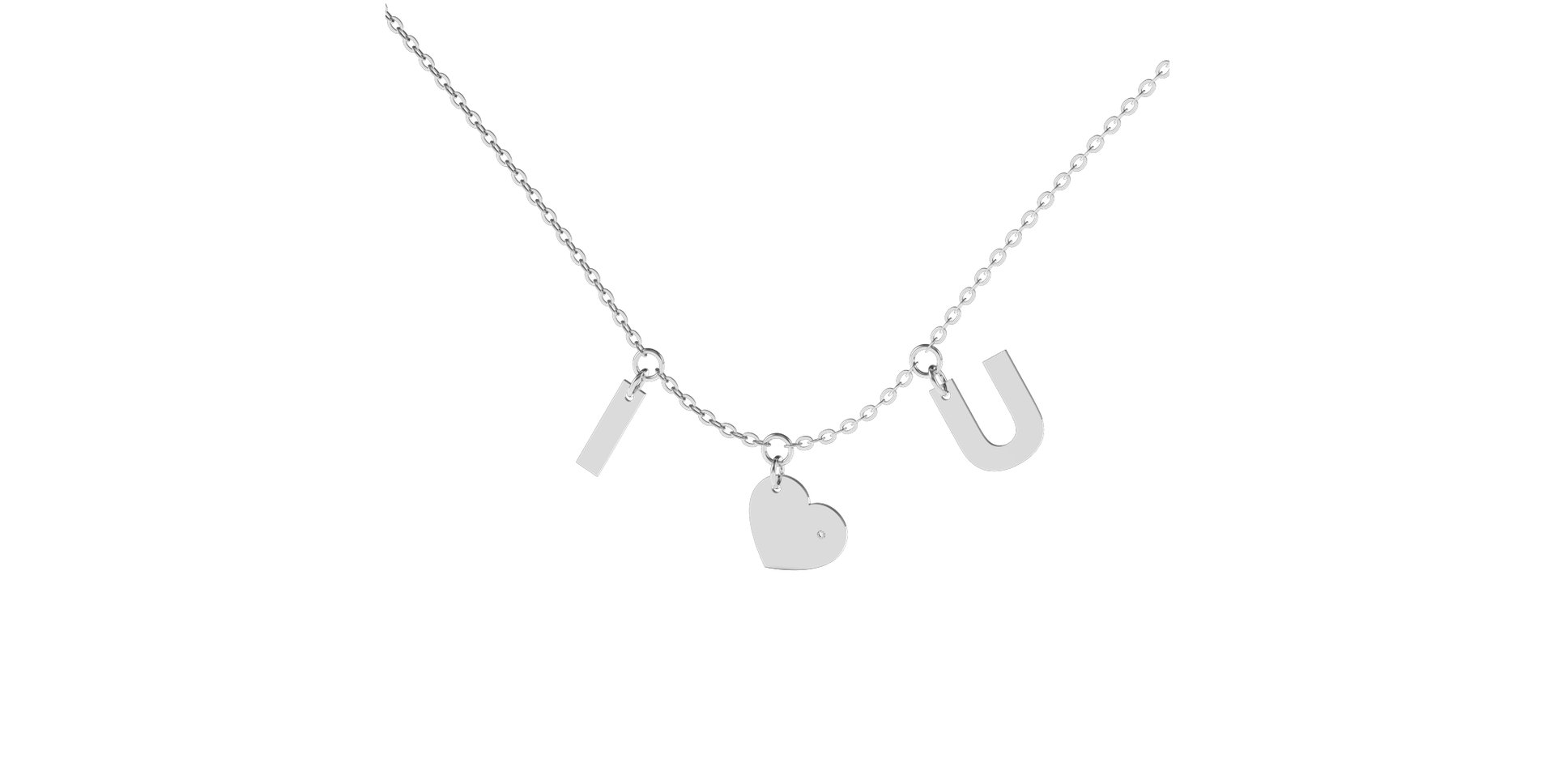 Diamond necklace Amour