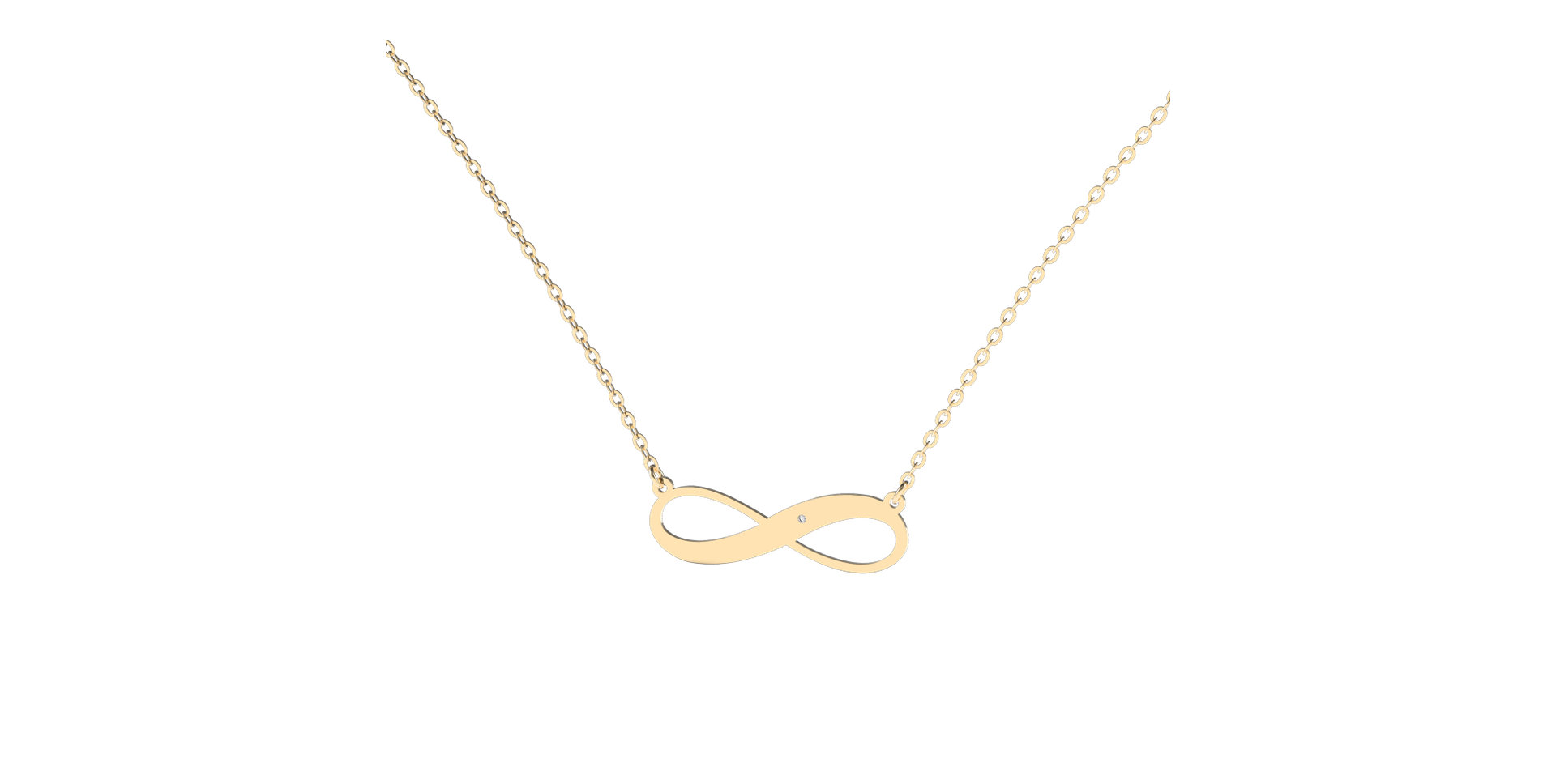 Diamond necklace Infinite Space