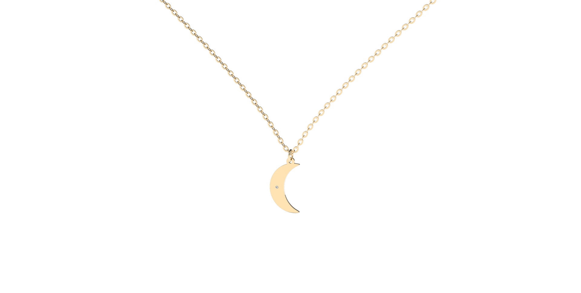 Diamond necklace Miracle Moon