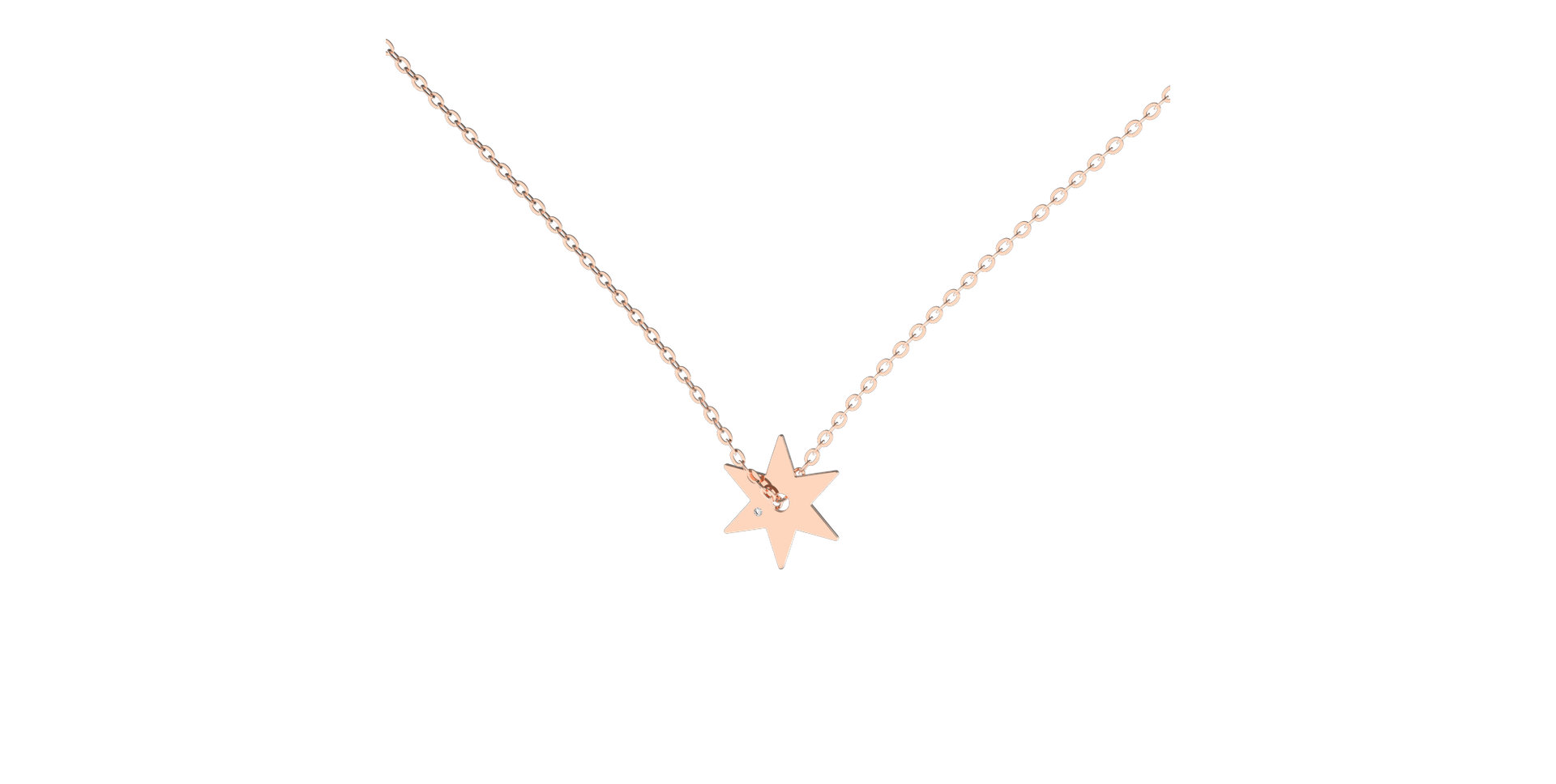 Diamond necklace Amazing Star
