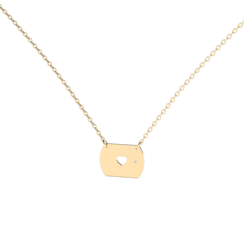 Diamond necklace Military Love