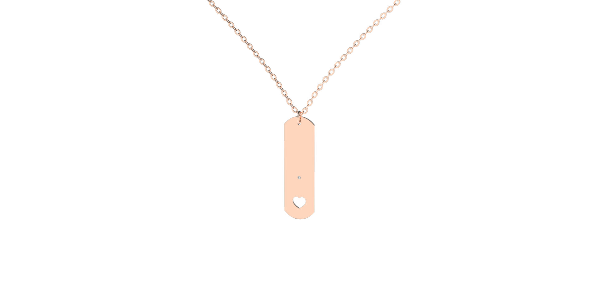 Diamond necklace Angel Amour