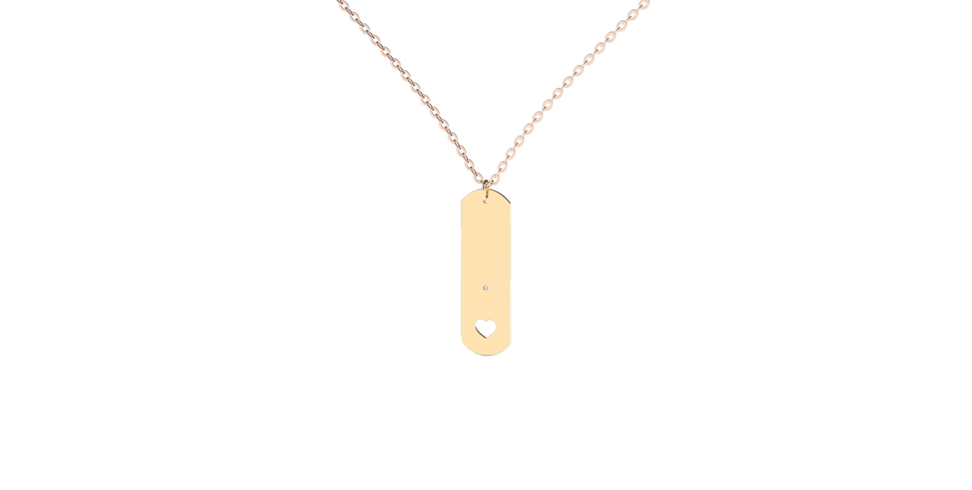 Diamond necklace Angel Amour