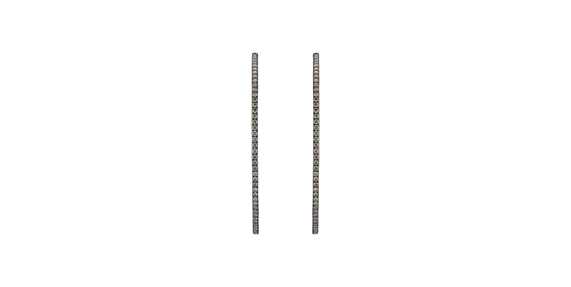 Earrings with brown diamonds Delightful Galaxy