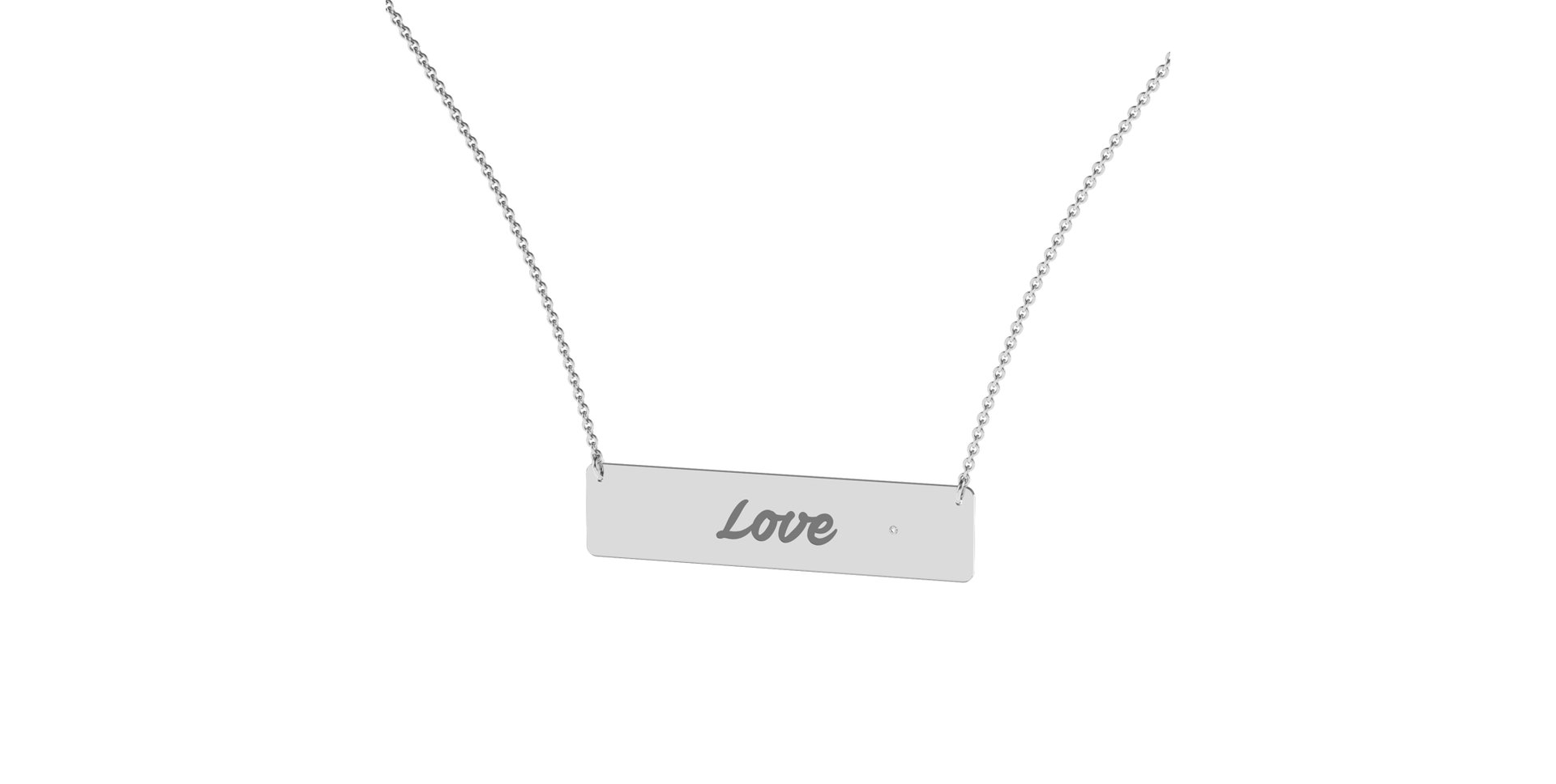 Diamond necklace Forever Love