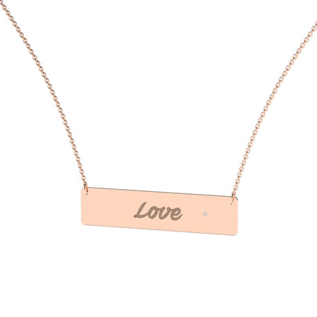 Diamond necklace Forever Love