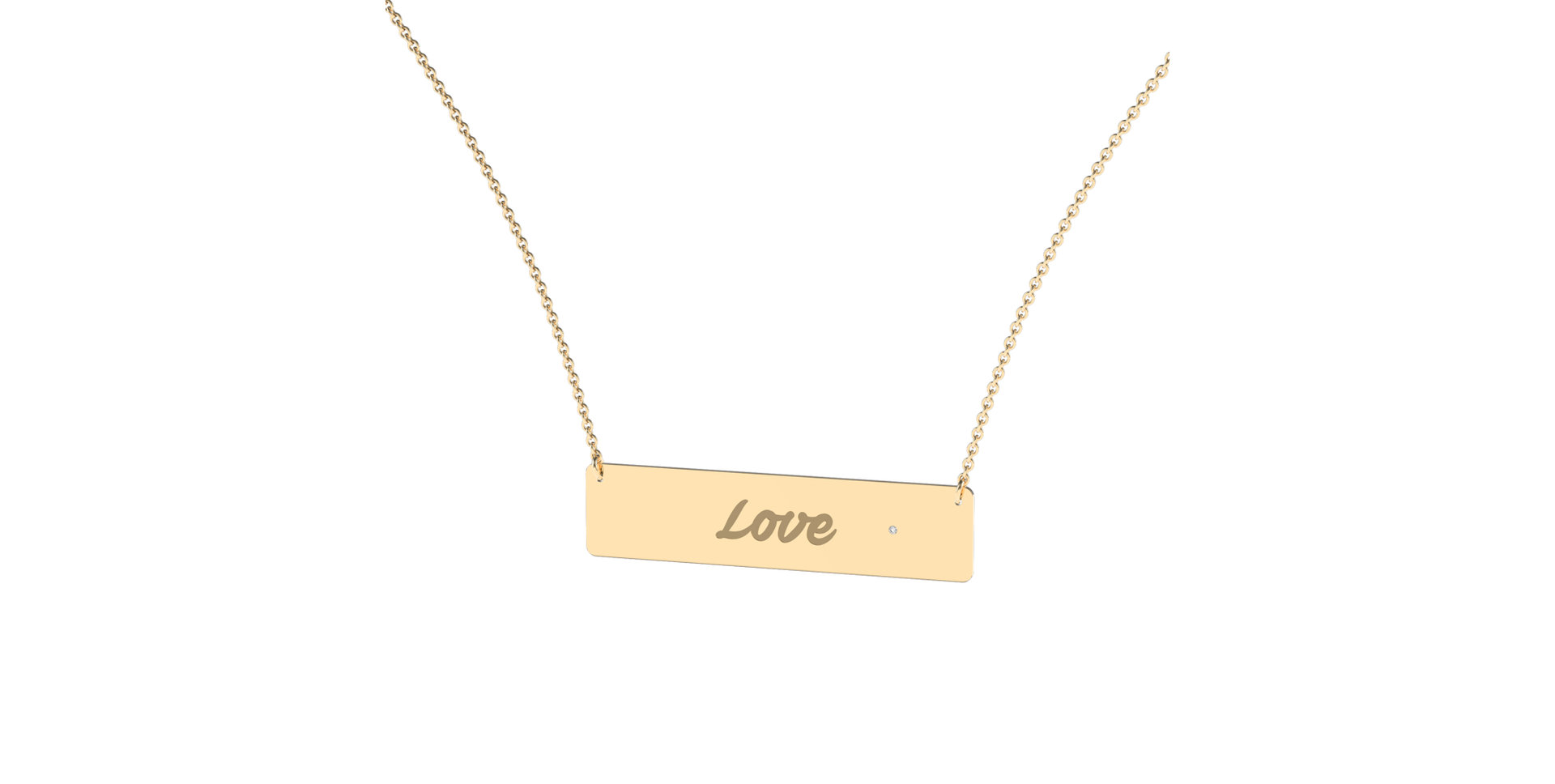 Diamond necklace Forever Love