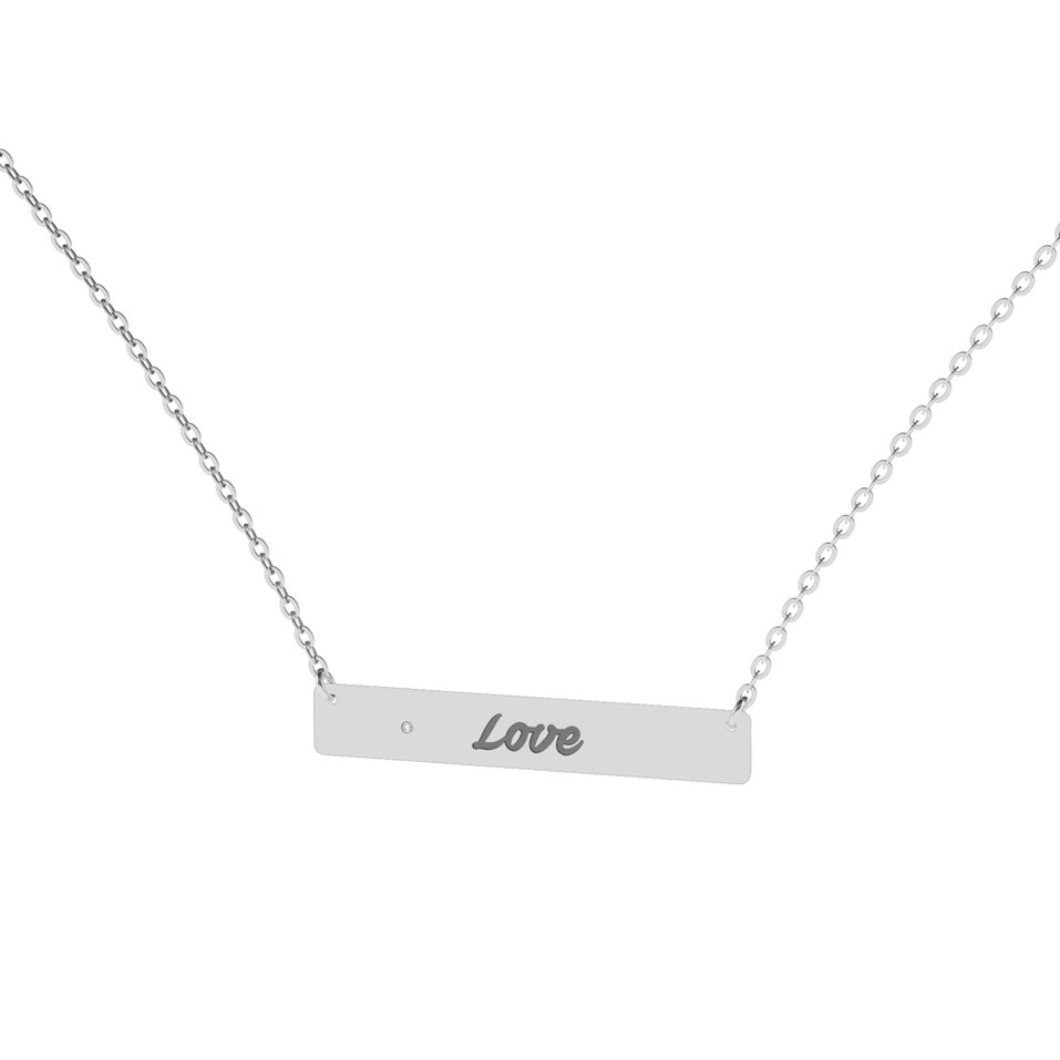 Diamond necklace Forever Darling