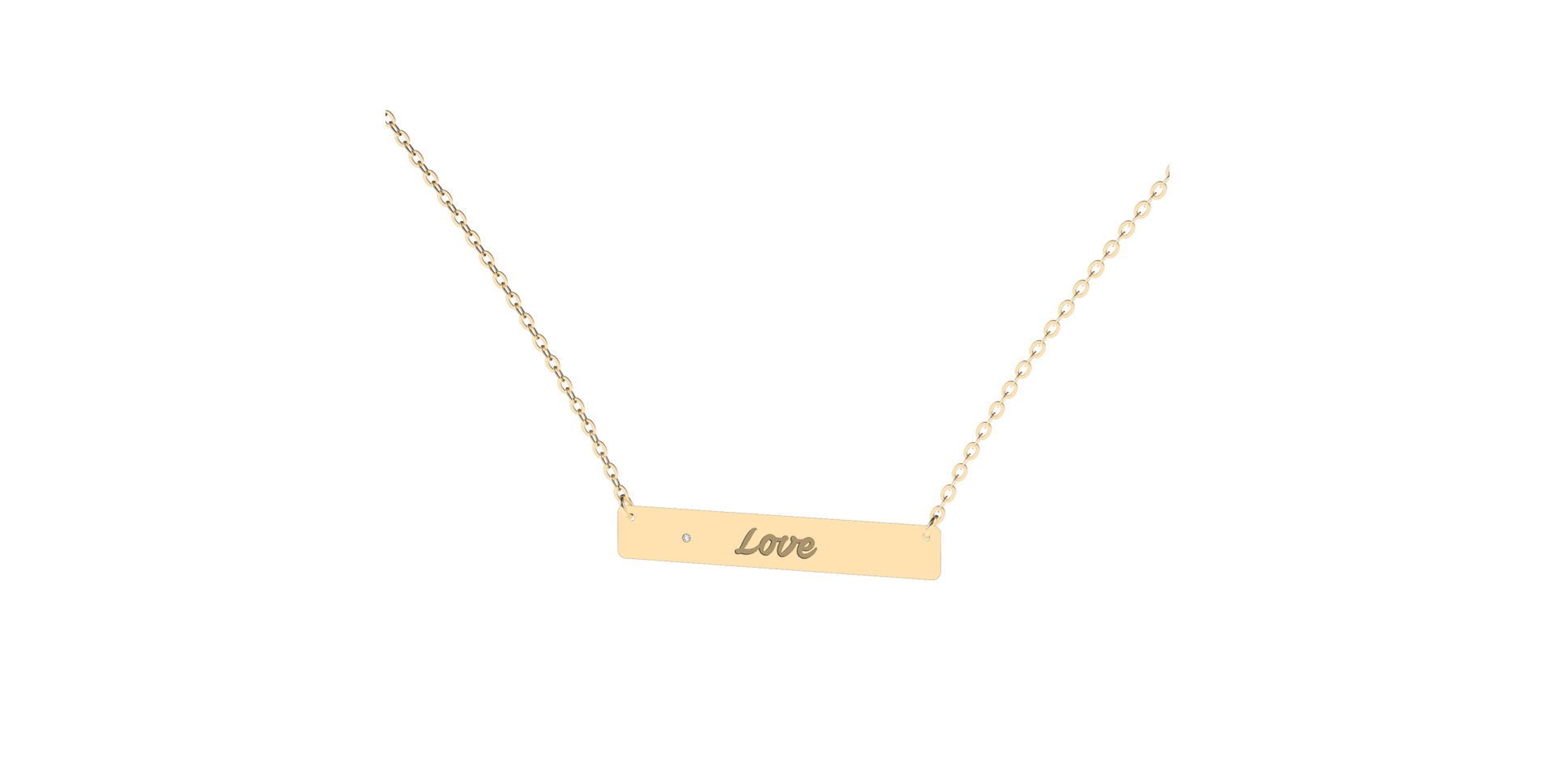 Diamond necklace Forever Darling