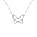 Diamond necklace Shiny Butterfly2
