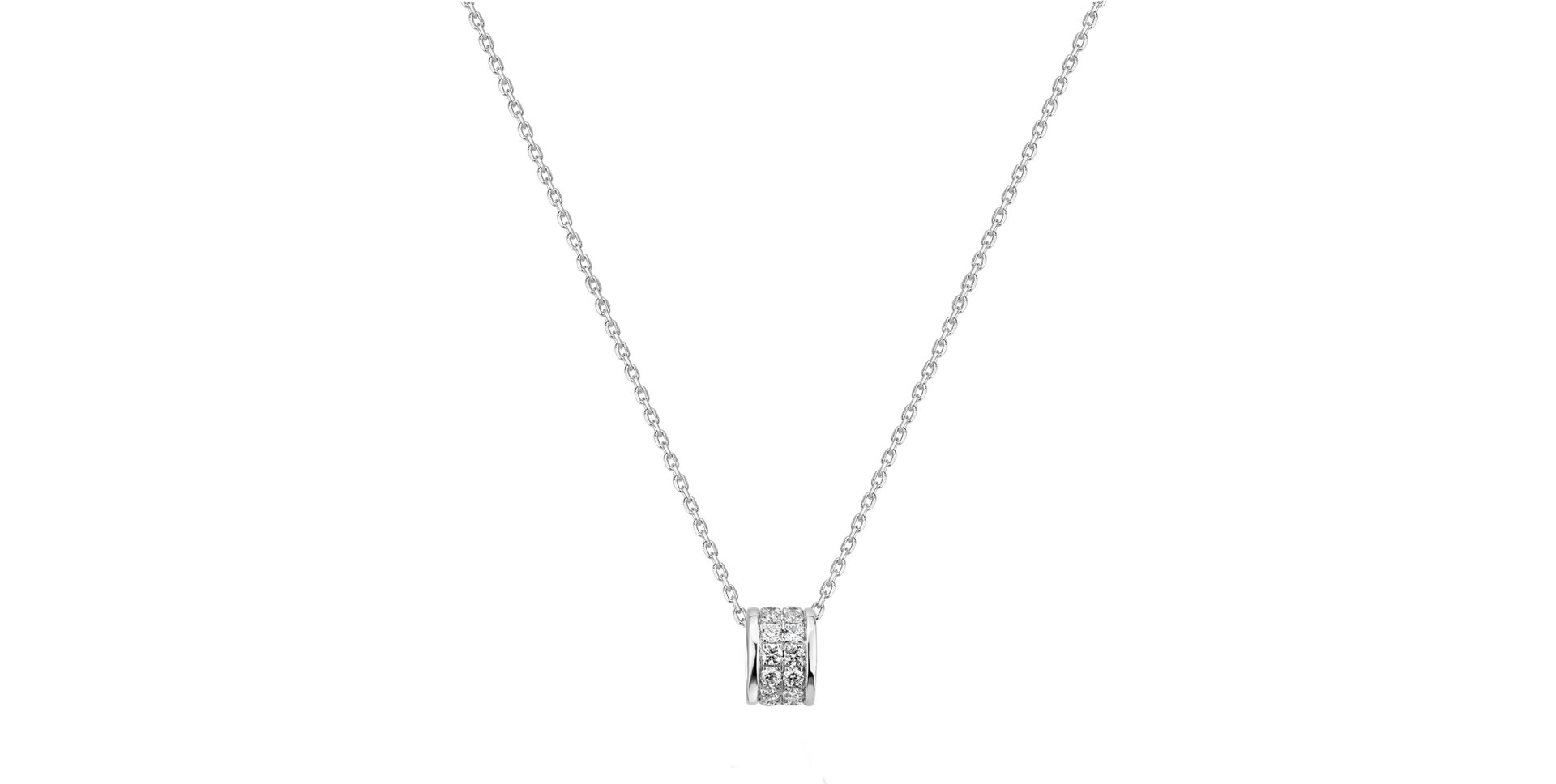 Diamond pendant Moonring