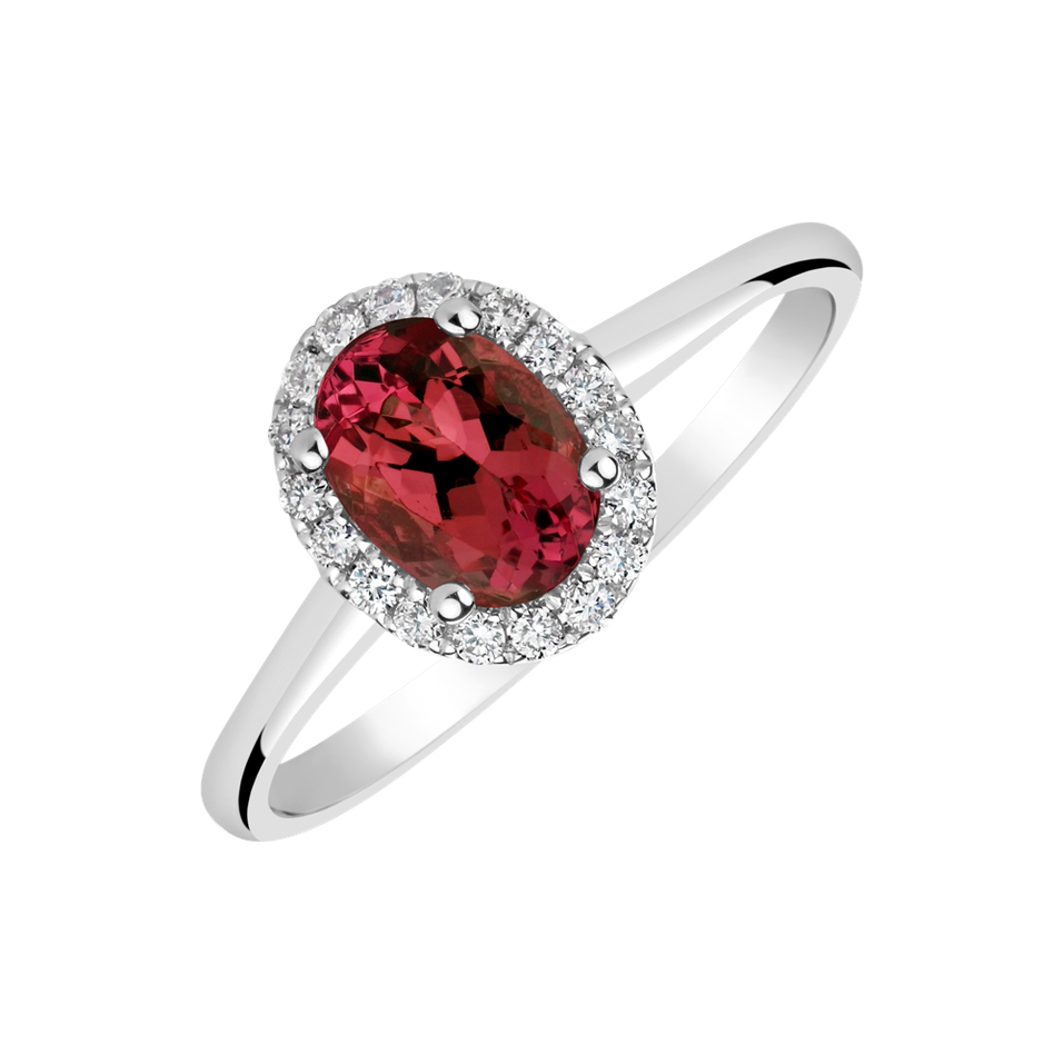 Diamond ring with Ruby Glory Allegory