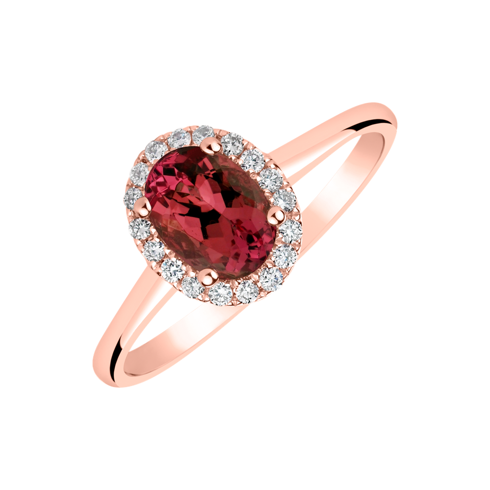 Diamond ring with Ruby Glory Allegory