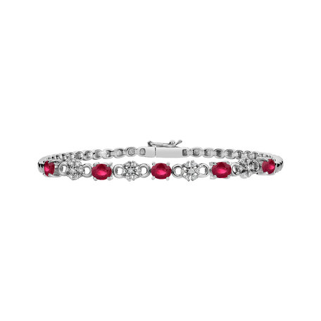 Diamond bracelet with Ruby Cody