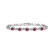 Diamond bracelet with Ruby Royal Miracle2