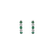 Diamond earrings and Emerald Delicate Harmony2