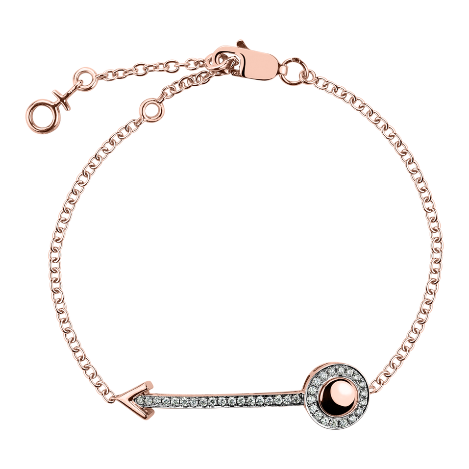 Bracelet with diamonds Right Direction