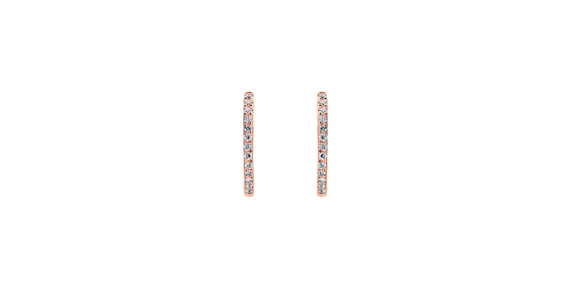 Diamond earrings Rose Sky