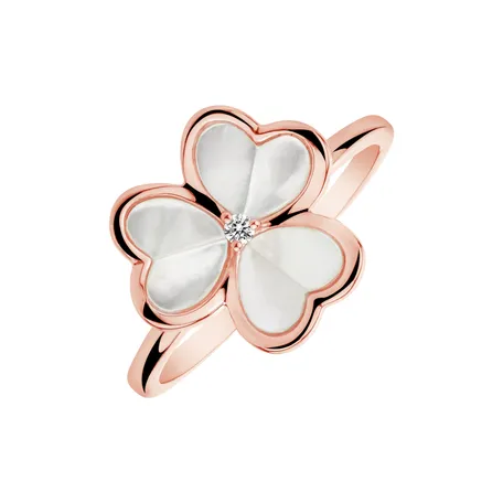 Diamond ring Pearl Secret Garden