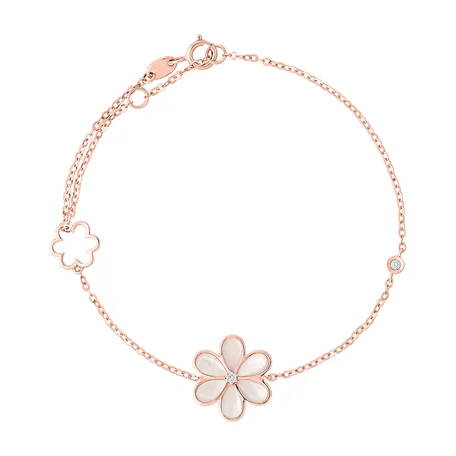 Diamond bracelet with Pearl Petals & Dreams