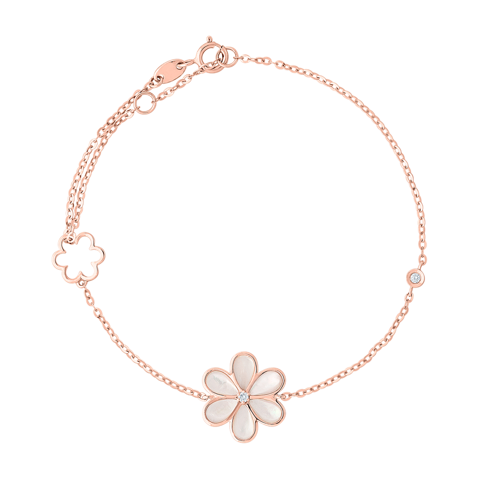 Diamond bracelet with Pearl Petals & Dreams