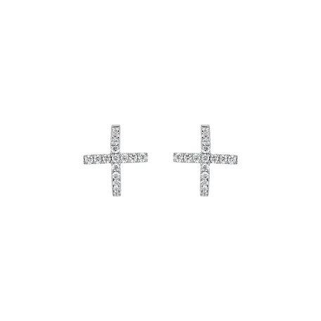 Diamond earrings Timeless Cross