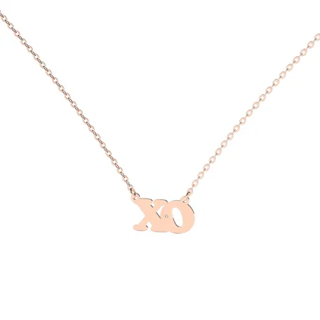 Diamond necklace XO