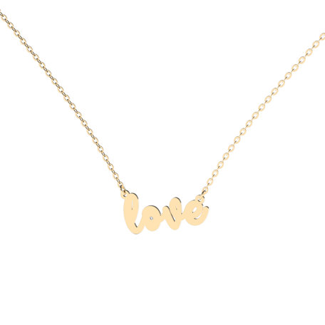 Diamond necklace Love